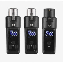 2.4G Wireless XLR Mic System, 3.7V 250mAH, Black, 7.2x2.5cm