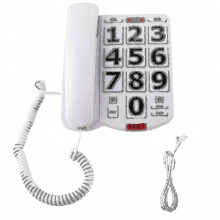 Big Button Landline Telephone for Seniors and Hearing Impaired with Speaker Function