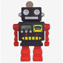 Cartoon Automatic Coin Counting Piggy Bank Robot for Kids Interactive Money Box (USD Version)