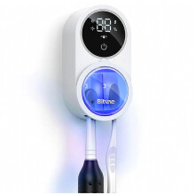 BITVAE X122 Infrared Sensing Toothbrush Sterilizer Cleaner Wall-Mounted UV Disinfection Toothbrush Dryer with LED Smart Screen