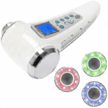 1 Mhz + 3 Mhz Beauty Ultrasound Devices For Body And Face Ultrasonic Devices Rejuvenation Skin Cleansing Anti Aging Acne(white)