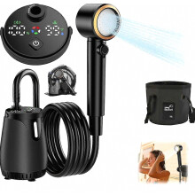Portable Electric Shower - Rechargeable Pump for Camping & Outdoor