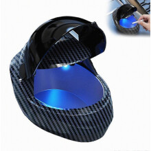 Motorcycle Helmet Car Ashtray LED Light Detachable Liner Flame Retardant Safety
