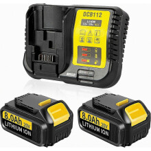 2026 Latest Model Compatible 2Pack 8.0AH 20V/18V DCB184 Replacement for Dewalt