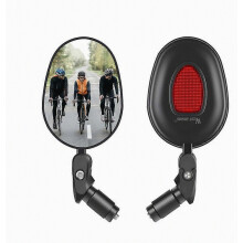 1Pc WEST BIKING YP0720031 Wide Angle Bike Rearview Mirror 360 Rotation MTB Road Bicycle Handlebar Mirror