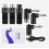 2.4G Wireless XLR Mic System, 3.7V 250mAH, Black, 7.2x2.5cm 3