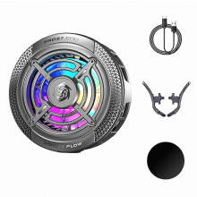 K56 Magnetic Phone Cooler TEC Semiconductor Cooling RGB Light Cooling Fan Compatible For iPhone Android Gaming