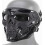 Tactical Mask Protective Full Face Clear Goggle Skull mask Dual Mode Wearing Design Adjustable Strap 2