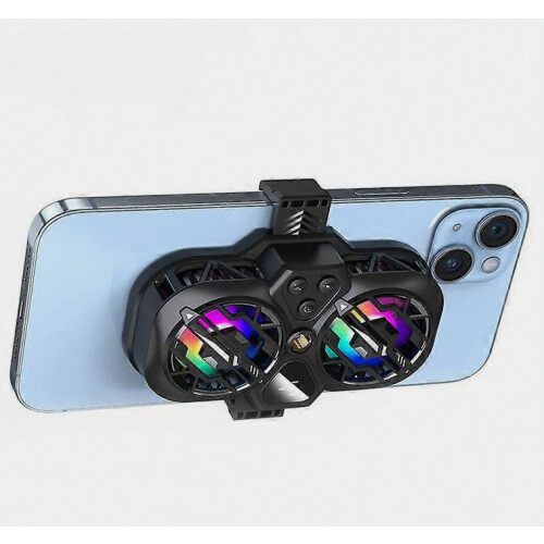 K11 Semiconductor Dual-Core Cooling Fan Smartphone Radiator with RGB Light 1
