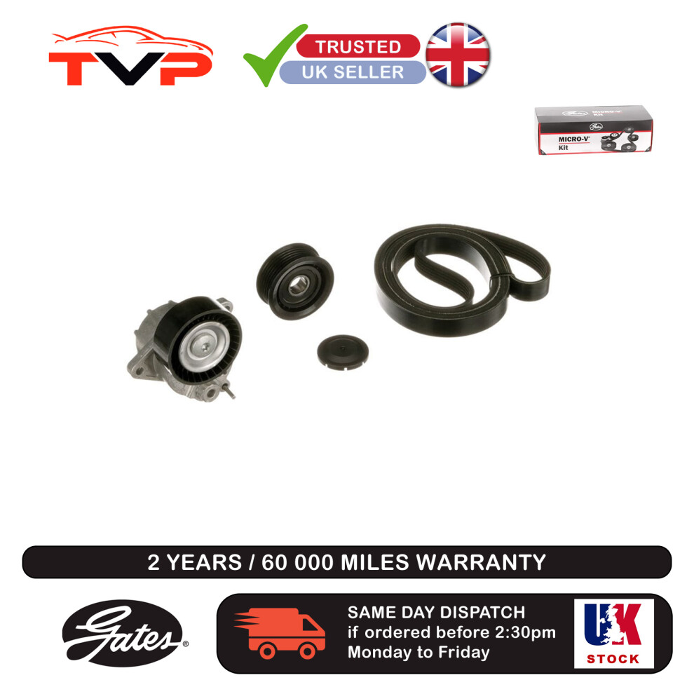 Multi-ribbed V-belt kit K026PK2260 GATES for MERCEDES-BENZ C-CLASS T-Model VIANO - Image 30