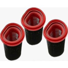 3er-Pack Ersatzfilter für 25,2V/21,6V Akku-Staubsauger, kompatibel mit Flexxo Serie 4 und ähnlichen Modellen