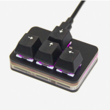 Opposite Directly Key Keyboard 4key Macro Programmable Configure Mini Mechanical Hot swap Gaming Keyboard New
