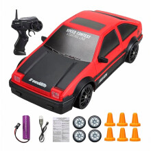 Coche de carreras de juguete para niños con luz y control remoto inalámbrico. Regalo ideal para el cumpleaños de los niños.