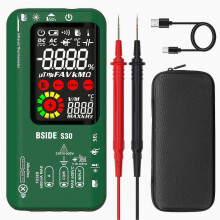 2026 Digital Multimeter Infrared Thermometer Rechargeable Smart Voltmeter 9999 Counts Electrical Amp Tester Capacitance Diode Ohm Voltage Tester for