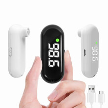 2026 Medische voorhoofdthermometer, oplaadbare thermometer voor volwassenen en kinderen, draagbare infrarood digitale thermometer met koortsalarm en