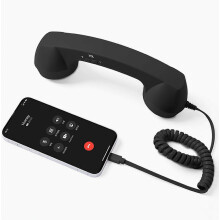 Auricular telefónico retro USB-C para teléfonos móviles: receptor Plug & Play, a prueba de radiación, llamadas cómodas para iPhone y Android.