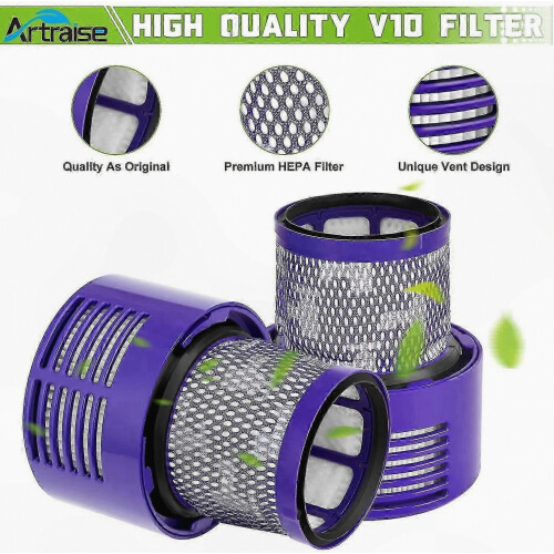 Staubsaugerfilter, 4er-Pack, für Cyclone-Serie, Absolute, Animal, Total Clean Modelle 2