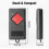 Replacement for Dicket MAHS27-0 Garage Door Radio Remote Control, 27.015 MHz Handheld Transmitter 2