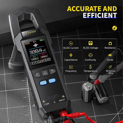 Digital Clamp Multimeters Voltage/Diode/Capacitance Tester High-precision Maintenance Detector 2