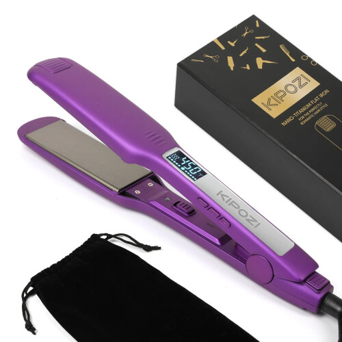 Kipozi KIPOZI Professional Hair Straightener LCD Display