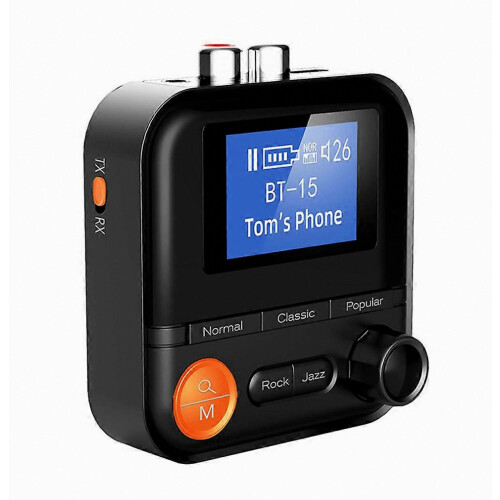 Receiver Bluetooth-Compatible 5.2 Sound Receiver Wireless AUX 2RCA TF compatible with TV/Computer/Projector/Headset/Car
