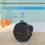 Smart Bluetooth Quick Display Speaker Portable Waterproof and Dustproof Outdoor Cycling Speaker - Black 5