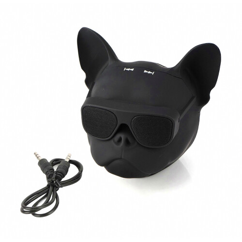 Tragbarer Bluetooth-Lautsprecher in Hundeform mit Stereoklang