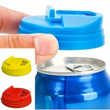 10/1 stuks herbruikbare plastic blikdeksels voor frisdrank en cola, standaardformaat, lekvrije blikbeschermers, accessoires voor drinkgerei