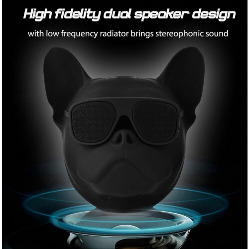 Tragbarer Bluetooth-Lautsprecher in Hundeform mit Stereoklang 2
