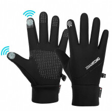 Wasserdichte Touchscreen-Winterhandschuhe mit elastischem Bündchen für Radfahren, Autofahren und Outdoor-Aktivitäten