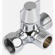 Massief messing 3-weg douche-omstelkraan G1/2" - Badkamer T-adapter voor bediening van meerdere kranen