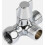 Solid Brass 3-Way Shower Diverter Valve G1/2" - Bathroom T-Adapter for Multiple Fixture Control 1