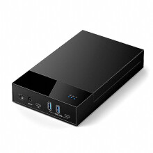 USB 3.0 naar 3,5 inch SATA-dockingstation, externe harde schijfbehuizing voor 3,5 en 2,5 inch SATA SSD's