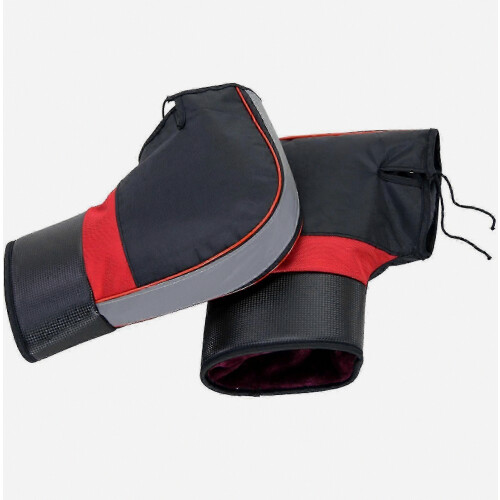Winter Cycling Handlebar Mittens - Thermal Windproof Bicycle Hand Covers for Cold Weather Commuting