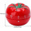 Tomato-Shaped Mechanical Kitchen Timer with 360 Rotating Base - Silent Cooking & Baking Tool 2