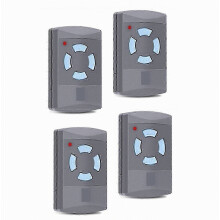 Nieuwe set van 4 afstandsbedieningen voor garagedeuren, geschikt voor HORMANN HSM4-868