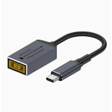 Pd100w DC vierkante jack naar USB Type-C converter oplaadkabel voor Lenovo, compatibel met Lenovo L_fusmg