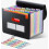 Expanding File Folder 12 Pockets Accordion Organizer for Bills, Papers, Documents, Receipts (A4/Letter Size) 1