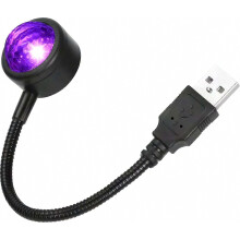 Romantické USB strešné svetlo do auta so 4 farbami a 9 režimami, mini LED vnútorné svetlo pre dekoráciu atmosf
