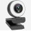 Webcam 4K HD con luce ad anello regolabile, USB 2.0 Plug and Play, microfono integrato, design portatile, compatibile con giochi per PC e streaming, 1