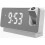 HD LED Projection Alarm Clock with 180 Rotating Ceiling/Wall Projector, Digital Display, Snooze & Temperature 1