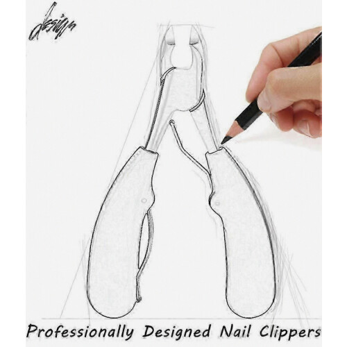 Professional Ingrown Toenail Clipper - Thick Nail Precision Straight Blade Tool 1