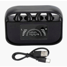 Auriculares con clip para la oreja 5 3 IPX5 Resistentes al agua Inalámbricos Bluetooth Abiertos Ergonómicos Auriculares para correr Fitness Negro Xx