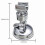 Adjustable Shower Head Holder - Suction Cup Wall Mount for No-Drill Bathroom Install 3