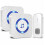 Ασύρματο κουδούνι πόρτας με κιτ ηλεκτρονικού κουδουνιού και δέκτες για το σπίτι 1