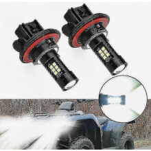 λαμπτήρες προβολέων LED 9008 H13 για Honda Rancher 420 2007-2012 DC 9v-30v 100w Super White Car Lights High Br