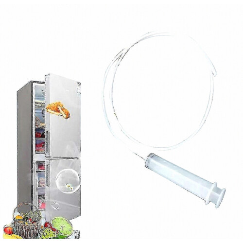 2025 newRefrigerator Drain Cleaning Tool - Fridge Drain Hole Dredger with Curved Tip 2