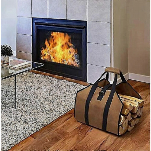 Borsa per legna da ardere resistente e facile da trasportare. 1