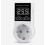 1pcs Thermostat Socket With Sensor, Digital Temperature Controller Socket, Waterproof Temperature S 1