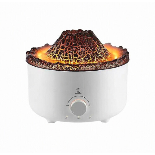 Lava Volcano Air Humidifiers Essential Oil Diffuser With Ambient Light Essential Oil Diffuser Aroma Diffuser For Bedroom Office